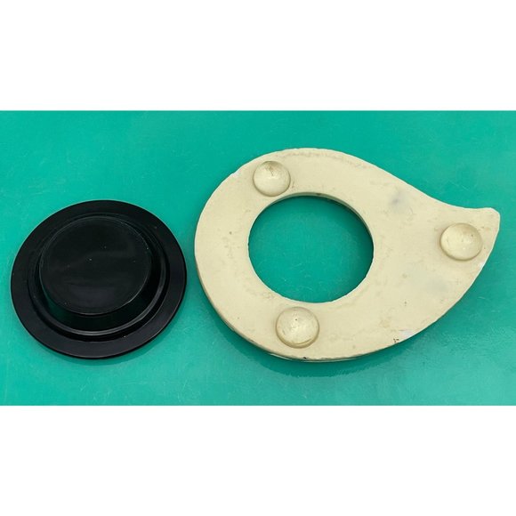 Vintage ashtray, lucite abalone ashtray, tear drop - Picture 9 of 10